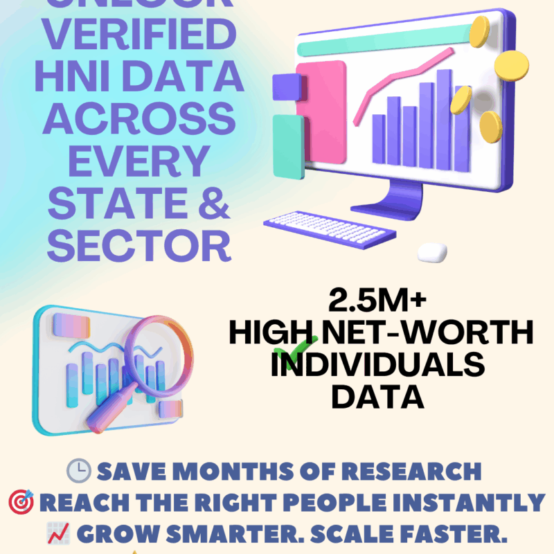 Unlock 25+ Lakh Verified HNI Data PAN India – Direct Access to India's Wealthiest Decision-Makers - Image 5